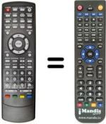 Télécommande équivalente MPMAN DXT 700 R