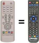 Replacement remote control Samsung DTB 9401 Z