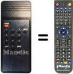 Replacement remote control FREECOM OR 68