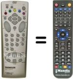Replacement remote control Teleavia DTH 6000