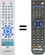 Mando a distancia equivalente Sunstech LCX-UD750
