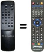 Replacement remote control Boca SR 952 TD