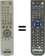 Télécommande équivalente Aiwa XDAX 10
