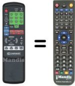 Replacement remote control Cherokee SR 7000 MKII
