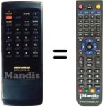 Mando a distancia equivalente Kathrein UFD 85