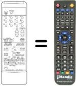 Télécommande équivalente Sinudyne 2004C