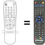 Télécommande équivalente Samsung CB20S20BT