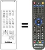 Replacement remote control LG 105-042E