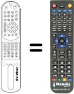 Replacement remote control LG 105-224V