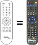 Replacement remote control LG 105-230A