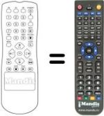 Replacement remote control REMCON728