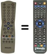 Télécommande équivalente REMCON1262