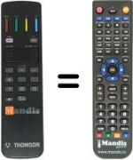 Télécommande équivalente RCT3000