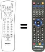 Télécommande équivalente REMCON1234