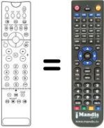 Télécommande équivalente REMCON1250