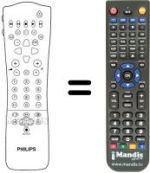 Télécommande équivalente REMCON1344