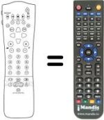 Replacement remote control REMCON624