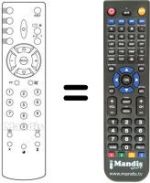 Télécommande équivalente Sinudyne JAZZ20312-21