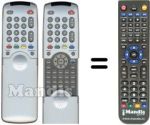 Replacement remote control Trans Continents TR42500P