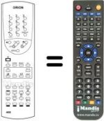 Télécommande équivalente Orion TRIADE7103PIP