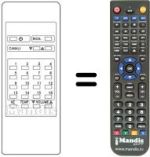 Télécommande équivalente Audiosonic KBB1574