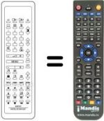 Replacement remote control REMCON639