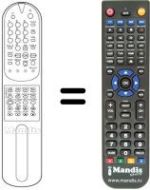 Télécommande équivalente LG WE-32Q10IP