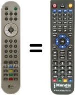 Télécommande équivalente LG RZ17LZ20