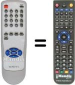 Replacement remote control TELE PILOT 741C