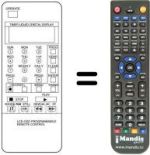 Replacement remote control Lenoir 7701 LCD/OSD