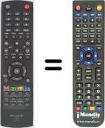 Télécommande équivalente Sharp LC-32SH7E / RU