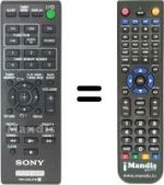 Télécommande équivalente RMAMU178