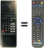 Télécommande équivalente Hitachi CPT2278