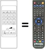 Replacement remote control Hitachi CPT1456PS