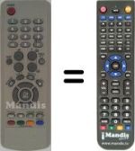Télécommande équivalente Samsung CB15N112T