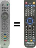 Replacement remote control LG AKB30377801
