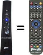 Replacement remote control AKB73295501 MAGIC MOTION