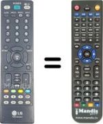 Replacement remote control LG M2352D