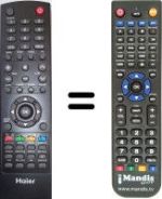 Télécommande équivalente Philips MWT1201T