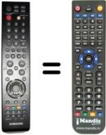 Replacement remote control Blaupunkt BN59-00570A