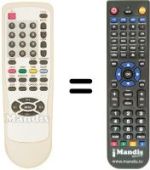 Télécommande équivalente Nikkei NK20018