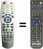 Replacement remote control REMCON1158