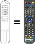 Télécommande équivalente REMCON530