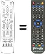 Mando a distancia equivalente REMCON129
