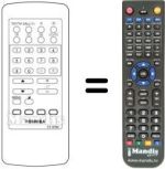Télécommande équivalente Toshiba 1480RD