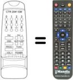 Replacement remote control REMCON1286