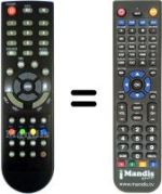 Télécommande équivalente Chang001