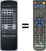 Replacement remote control Denon DRA265R