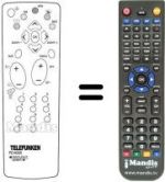 Télécommande équivalente REMCON371