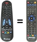 Replacement remote control MELICONI STM240